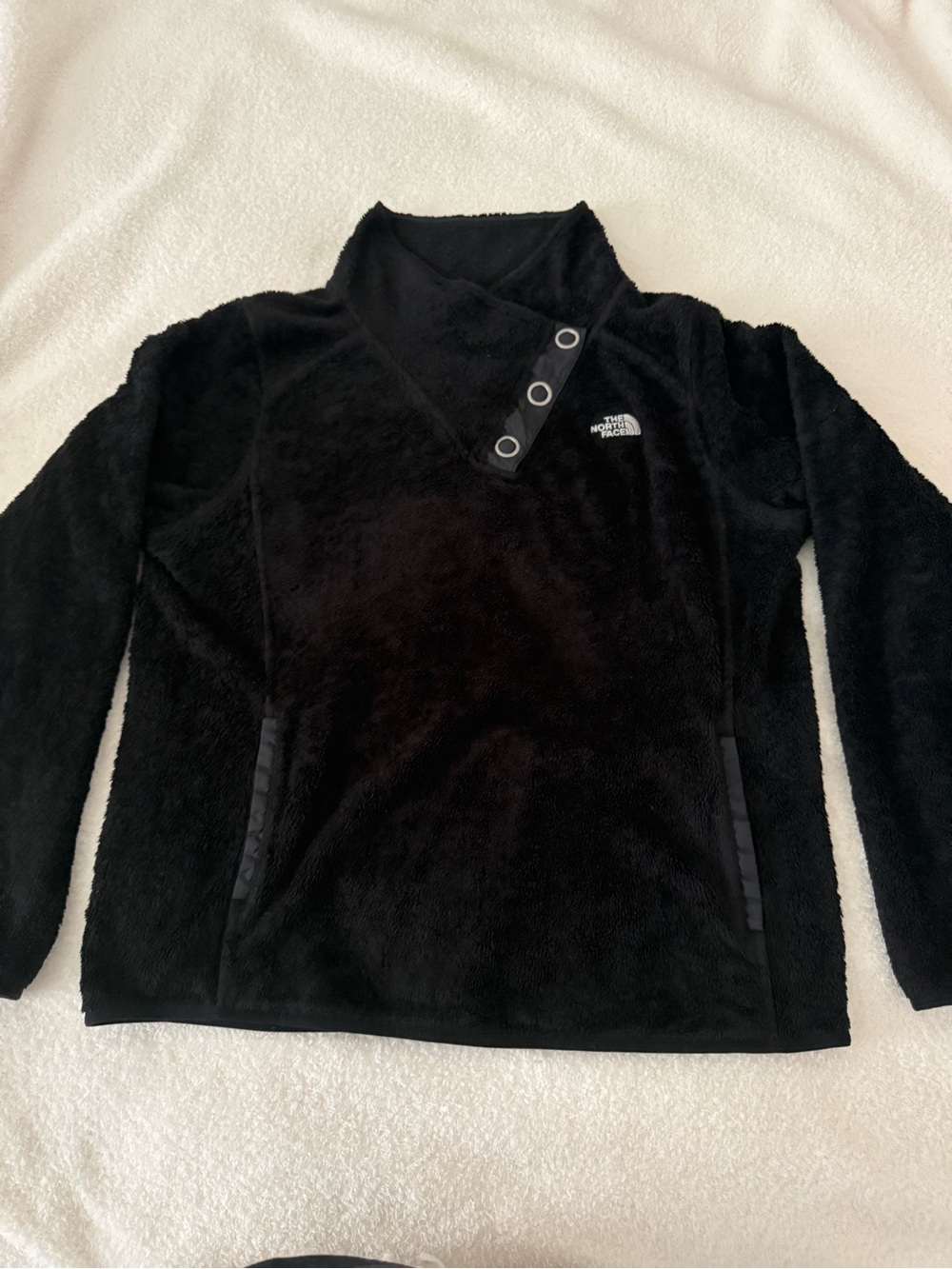 The North Face Black Fleece Snap-Shoulder Crewneck